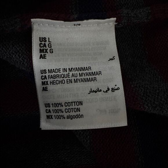 New Club Room Striped Crewneck Sweater Men's Size Large - Picture 4 of 9